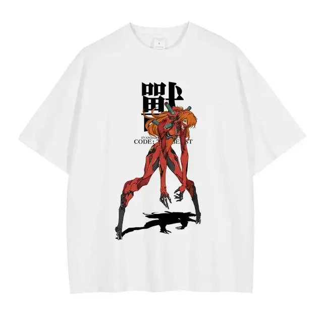 Evangelion T-shirt Vintage Washed