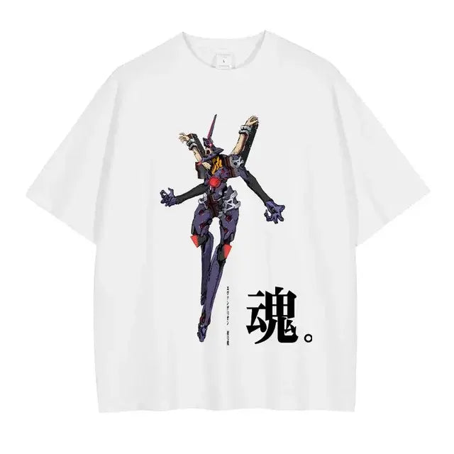 Evangelion T-shirt Vintage Washed